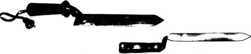 Top electric knife Right cold knife