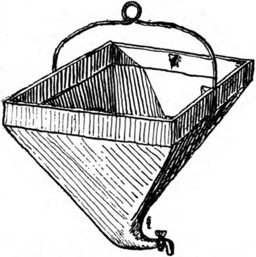 The first extractor. Original smela tore of Major von Hruschka now in Apicultural museum in Vienna. This was operated by swinging at the end of a rope.