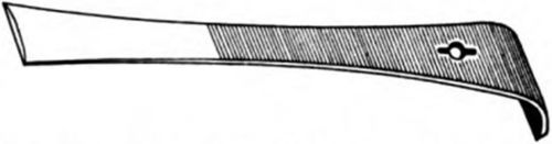 The hive tool is used to pry the supers and frames apart, to scrape off the propolis and burr combs. It is also used to pull nails and as a hammer at times.