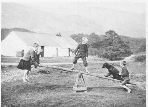 Five Friends On A Sice Saw : Scotland.