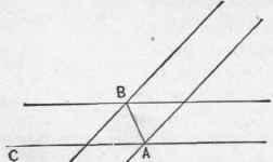Fig. 109. Method of Obtaining Miter Line for Fascia and Crown Molding.