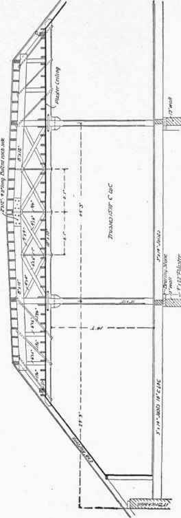 Fig. 125A. Section of School House Roof.