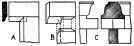 Fig. 202 Coped Joints.