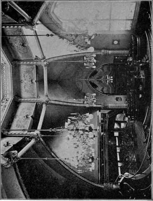 Fig. 203.   Interior of Church at Washington Court House, Showing Base of Dome.