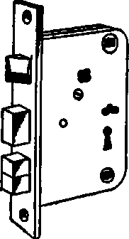 Fig. 384   Communicating Door Lock.