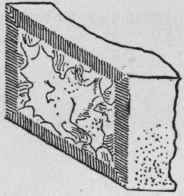 Fig. 78.   Rock face with Draft Line.