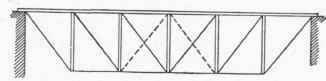 Fig. 86.   Suspended Pratt Truss; Span, 40 to 80 ft.