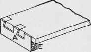 Fig. 11. Templet Used to Mark Dovetail Cuts for Balusters.