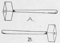Fig. 123. Axe and Tooth Axe.