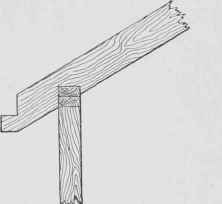Fig. 170. Rafter Extended to Form the Eaves