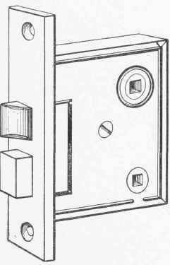 Fig. 36. Latch with Thumb Bolt.
