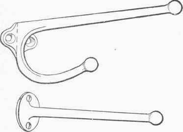 Fig. 67. Long Wardrobe Pins and Hooks.
