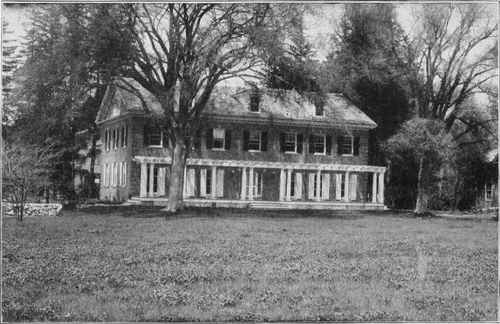 GARDEN FRONT OF RESIDENCE AT DEDHAM, MASS.