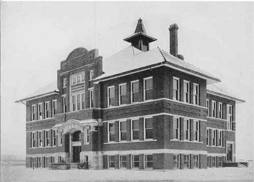 HIGH SCHOOL AT THREE RIVERS, MICH.