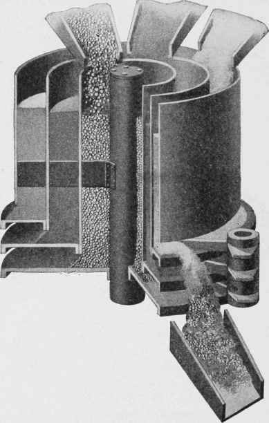 Fig. 131. Interior View of Trump Concrete Mixer