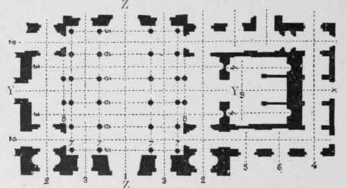 Fig. 6. Plan of Vestibule of Hotel des Monnaies.