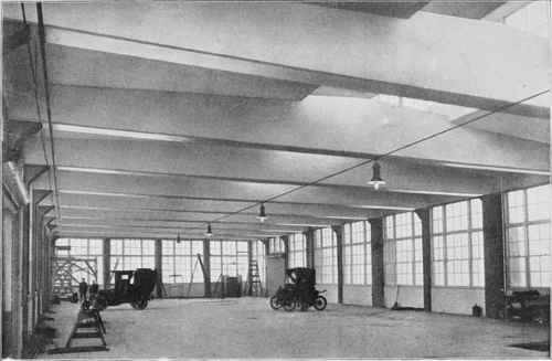 INTERIOR OF GARAGE OF THE GEORGE N. PIERCE COMPANY, BUFFALO, N. Y.