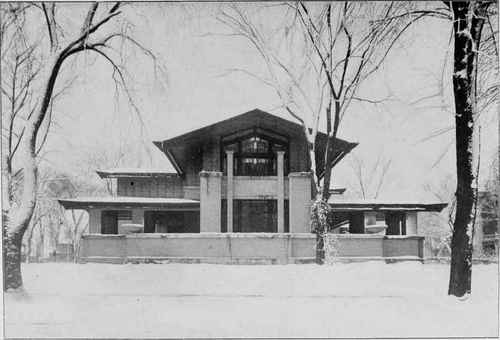 WINTER VIEW OF RESIDENCE OF MRS. R. D. LAWRENCE, SPRINGFIELD, ILL.