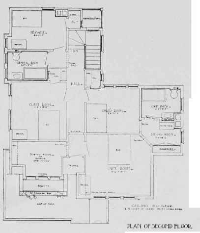 DESIGN FOR A $3,500 HOUSE N. Max Dunning, Architect, Chicago, 111. Exterior and Interior Views Shown on Opposite Page.