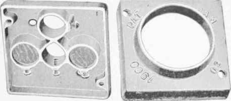 Fig. 5. Outlet box for Flexible Seel Conduit.
