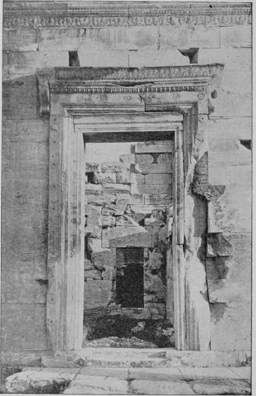 Fig. 85. Doorway in North Porch of the Erechtheum.