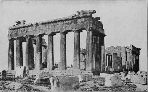 RUINS OF THE PARTHENON, CROWNING THE ACROPOLIS AT ATHENS.