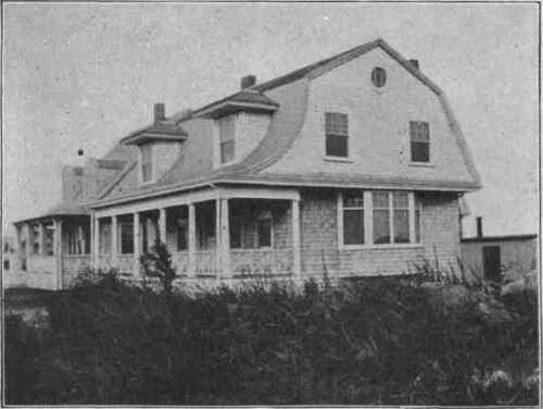 (B) COTTAGE AT BASS ROCK.