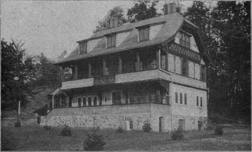 MODERN DEVELOPMENT OF A SWISS CHALET OF THE EIGHTEENTH CENTURY.