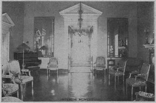 SHOWING COLONIAL DOORWAY.
