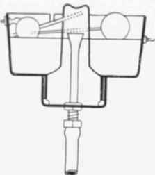 Fig. 304   Section of Basin's Direct acting Valveless Waste preventer.
