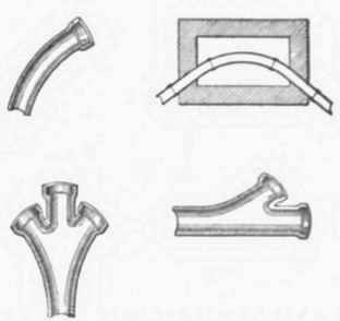 Fig. 342 Curvred Glazed Fire clay Channels for Manhole.