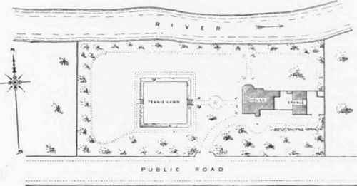 Fig. 440. Plan of Country house and Grounds.