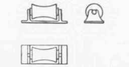 Fig. 522 Front and End Ele vation and plan at Boiler Stool for Plpes.
