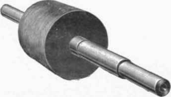 Fig. 612 Shaft, with Discs in Position, forming Armature.