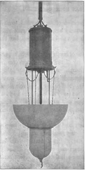 Fig 638 Arc lamp with Half globe Reflector.