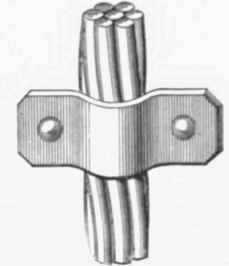 Fig. 713. Half inch copper Lighting conductor, composed of 7 wires.