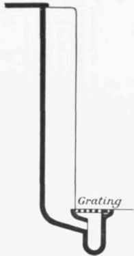 Section on line A B Fig. 306. Plan and Section of a Group of Six Urinal basin.