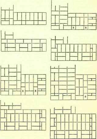 FlG. 123. Single Flemish Bond.