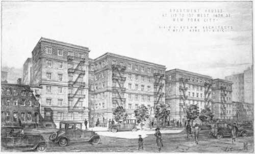 Apartment Houses at 115 to 137 West Sixteenth Street, New York City. G. A. & H. Boehm, Architects.