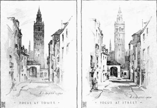 Illustrating Methods of Accenting Different Ports of a Street Scene.