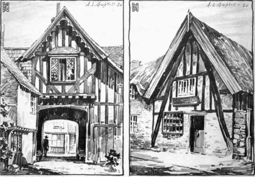 Illustrating the Focusing of Attention at the Center of Interest by Means of Strong Contrasts of Light and Dark.