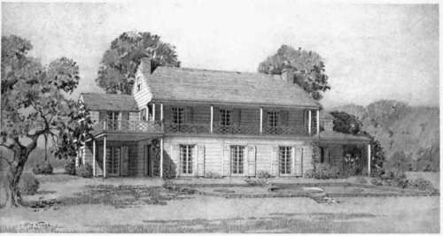 Sketch By Louis Kurtz For House At Kingsport.