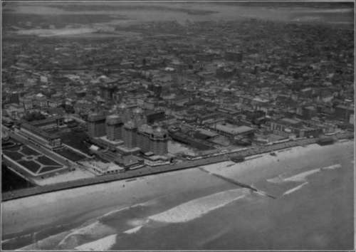 Atlantic City, From Flying Boat Portrait Film Negative By W. N. Jennings Philadelphia, Pa.
