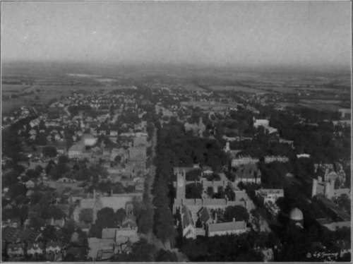 Princeton, From The Air. Portrait Film Negative By. W. N. Jennings Philadelphia, Pa.
