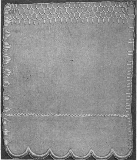 Fig. 238. Varieties of blanket stitch, plain, honeycomb, scallops.