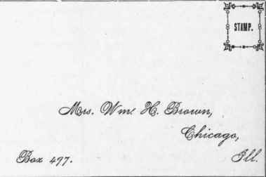 Form Of Superscription On Envelopes 272