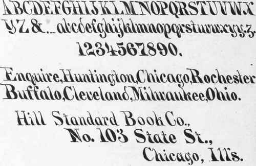 PLAIN ROMAN LETTERS.