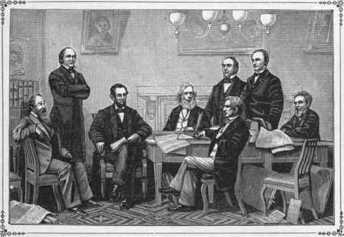 President Lincoln and His Cabinet