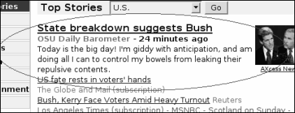 A refreshingly personal view on today's news