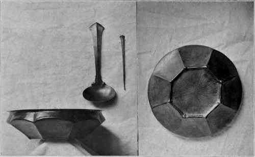 Fig. 91. Nut bowl, spoon, and nut pick.